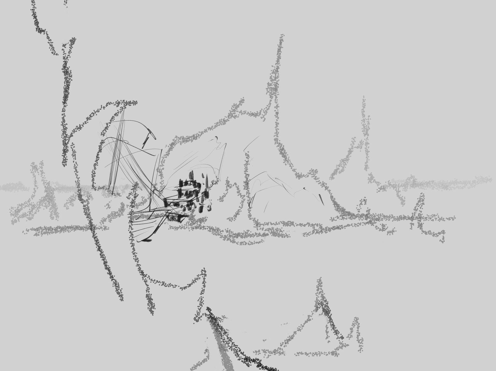 Sunken City (Eon) dot brush sketch